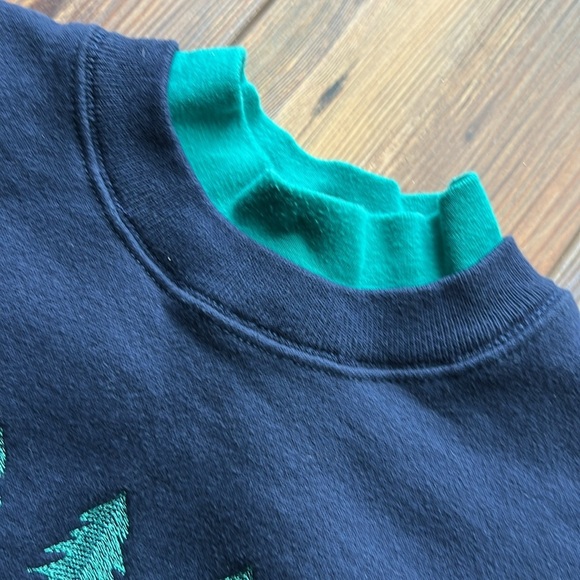 Vintage Heavy Weight Lee Double Crew Neck Virginia Sweatshirt XL - Picture 3 of 7